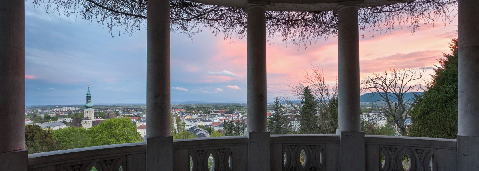 Blick über Baden vom Beethoventempel, © Rainer Mirau